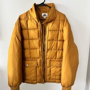 Golden Puffer Jacket by Mountain